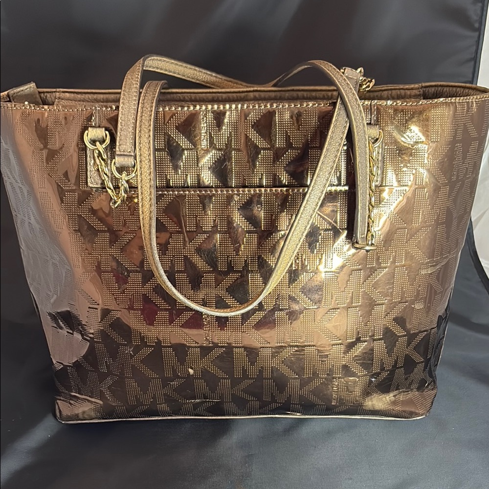 Michael Kors Bronze Tote Bag
